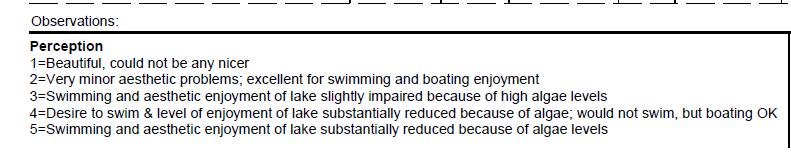 Defining Nuisance blooms Goal: Protect primary contact recreation (swimming) Previous literature (1980s):