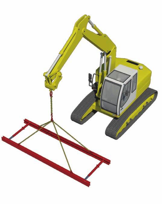 Description Simple to assemble, two sided, hydraulic bracing system designed to be used with steel trench sheets to horizontally brace small trenches for the safe installation of utilities.