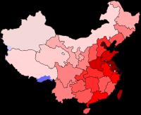 Population and industry structure results in differences among different regional markets in China China s population density Shanghai, a municipality (2012 pop 23,710,000) Beijing, a municipality