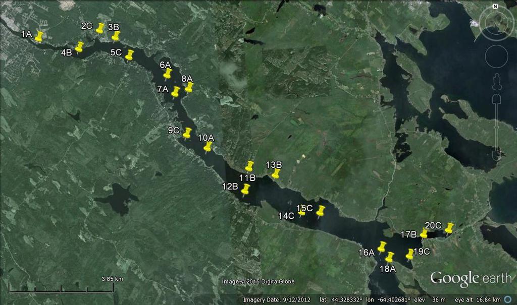 LaHave River Watershed Project - 2015 Field Activities LaHave River Estuary Health Assessment Project An estuary health assessment project was completed in the LaHave River Estuary in 2015.