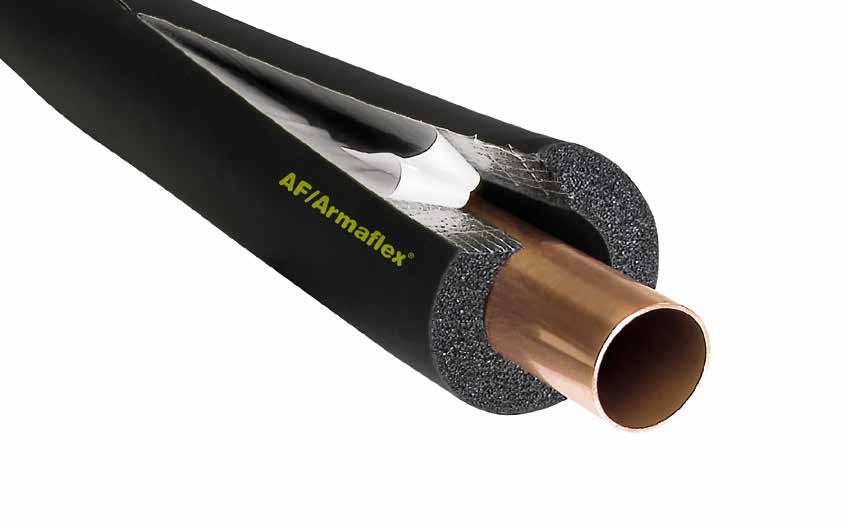 AF/ArmaFlex Class 0 THE FLEXIBLE & SUSTAINABLE INSULATION SYSTEM FOR ENERGY EFFICIENCY & CONDENSATION CONTROL - TRUSTED FOR OVER 40 YEARS Closed cell material Built in water vapour barrier reducing