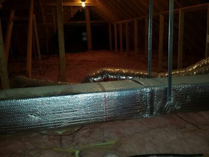 7. Insulation Condition Materials: Fiberglass batts with kraft paper facing noted.