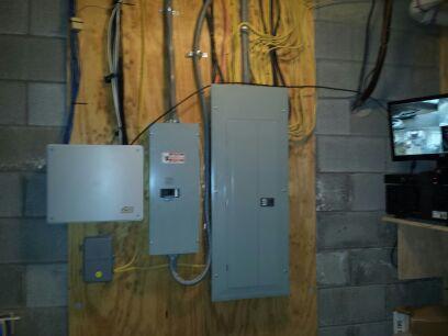 Electrical The electrical system of a residential dwelling consists of the Service Drop (the actual electrical lines going to the structure), the Electric Meter (to measure amount of electricity
