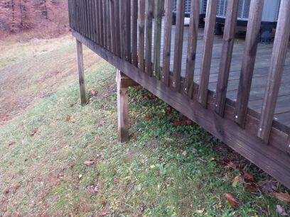 washer. Finally, a wood deck should be recoated with a high quality deck sealant.