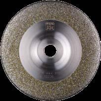H Grit size Grey and nodular cast iron (GG and GGG or GJL and GJS) D1A1R 230-3,8-22,23 D 852 GAD 956021 230 3,8 1,8 22,23 D 852 1 D1A1R 400-4,5-40,0 D 852 GAD 947449 400 4,5 2,5 40 D 852 1 Diamond