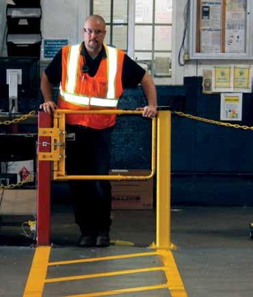 Status Indication In an automotive assembly plant forklifts often carry large loads that are difficult to see around.