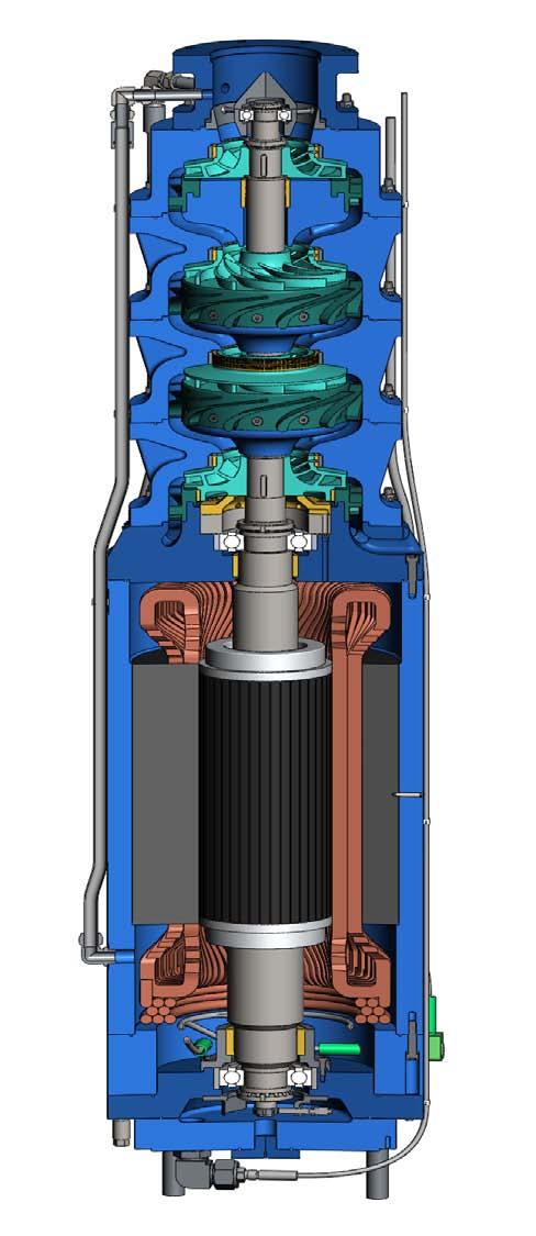 Cross section of a floating LNG Expander.