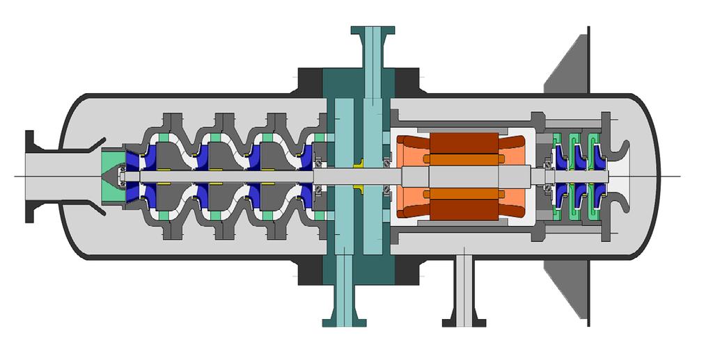 Compact Assembly of a pump and a two-phase