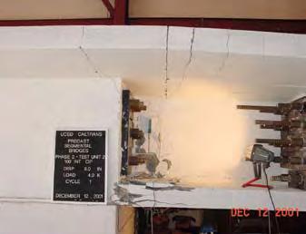 After reaching the reference load level, each test unit was subjected to fully reversed cyclic vertical displacements at the tip of the steel nose up to failure, simulating seismic demands.