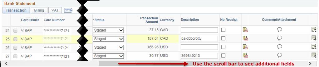 1 On the Transaction tab, click the Distribution icon to navigate to the Distributions screen. 4.