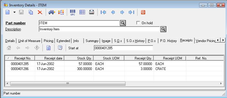in stock unit of measure. Purchase Analysis reports display the selected buy unit of measure.