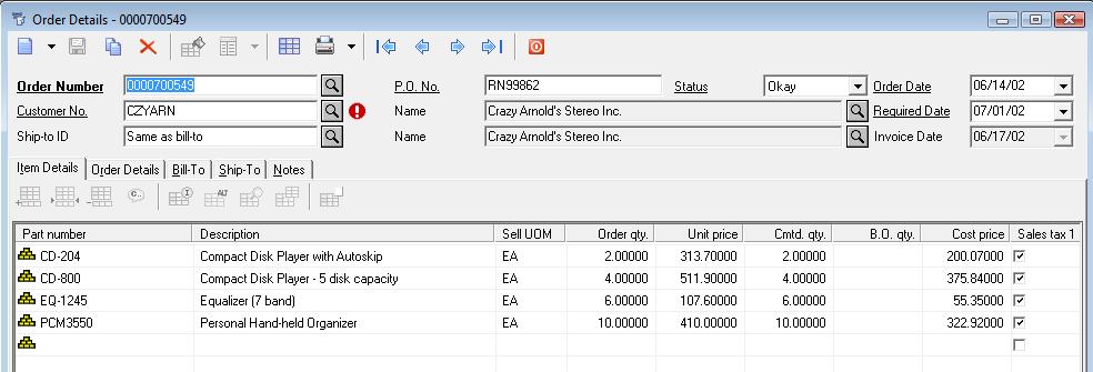 Order Entry Enhancements Prompt to Create Customer Ship-To Addresses Whenever a new ship to address is created in Order Entry, the system can optionally prompt the user to add the ship-to address to