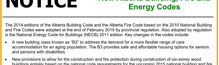 Codes & Standards Alberta s codes are