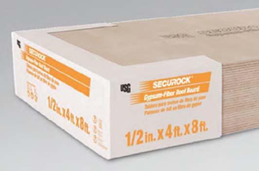 Securock Gypsum-Fiber Roof Board Securock Gypsum-Fiber Roof Board is a high-performance roof board for use in low-slope roofi ng systems.