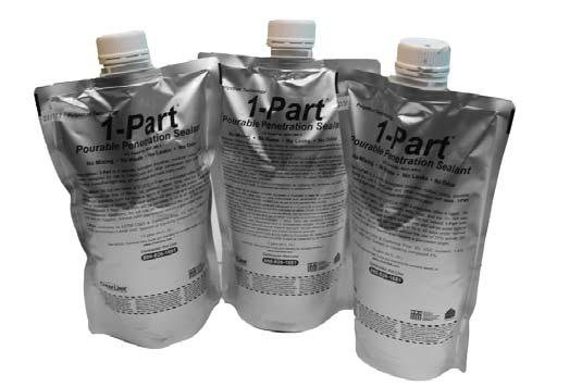 1-Part Pourable Penetration Sealant 1-Part is a moisture curing; pourable sealant designed for use in pitch pans.1-part is suitable for application in damp, dry, or cold climates.