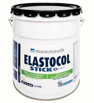 Elastocol Stick Zero Elastocol Stick Zero is a proprietary primer composed of synthetic polymers, solvents and resins designed to enhance Sopravap r Vapor Retarder adhesion to a variety of approved
