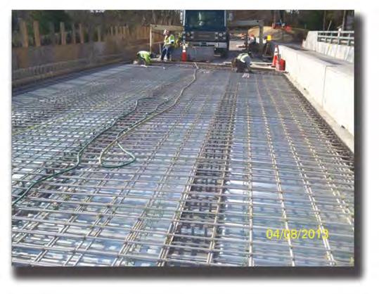MATERIAL MATTERS Continued from page 17 The Class I CRR microcomposite reinforcing steel bars are being used to construct the deck and railing of the Route 675 bridge (Beulah Road) in Fairfax County,