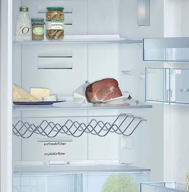placement in refrigerator air