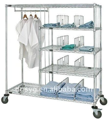 Wire shelving storage series Markets: Healthcare, Industrial Solutions: I need more floorspace Stuff to Store: Dry Goods, Frozen Food, Refrigerated Items, Totes, Wafers/Cleanrooms Department: