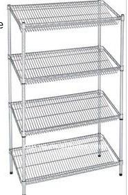 Slanted shelf Double peak and single shelves (SMT rack) SMT Wire shelf Size Unit EXW Unit Price