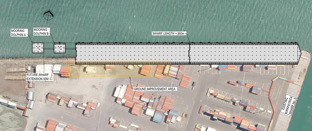 PLAN 1 Location and Layout of Proposed New Wharf (No.