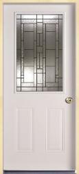 Black (259210) Mayfield Steel Entry Door Available in 32, 34 or36 X 80.