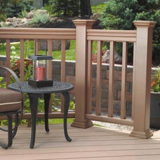 TimberTech Railing Solutions Ornamental Rail System The Look and Feel of Real Wood Made from high-quality raw materials for incredible aesthetics and less maintenance