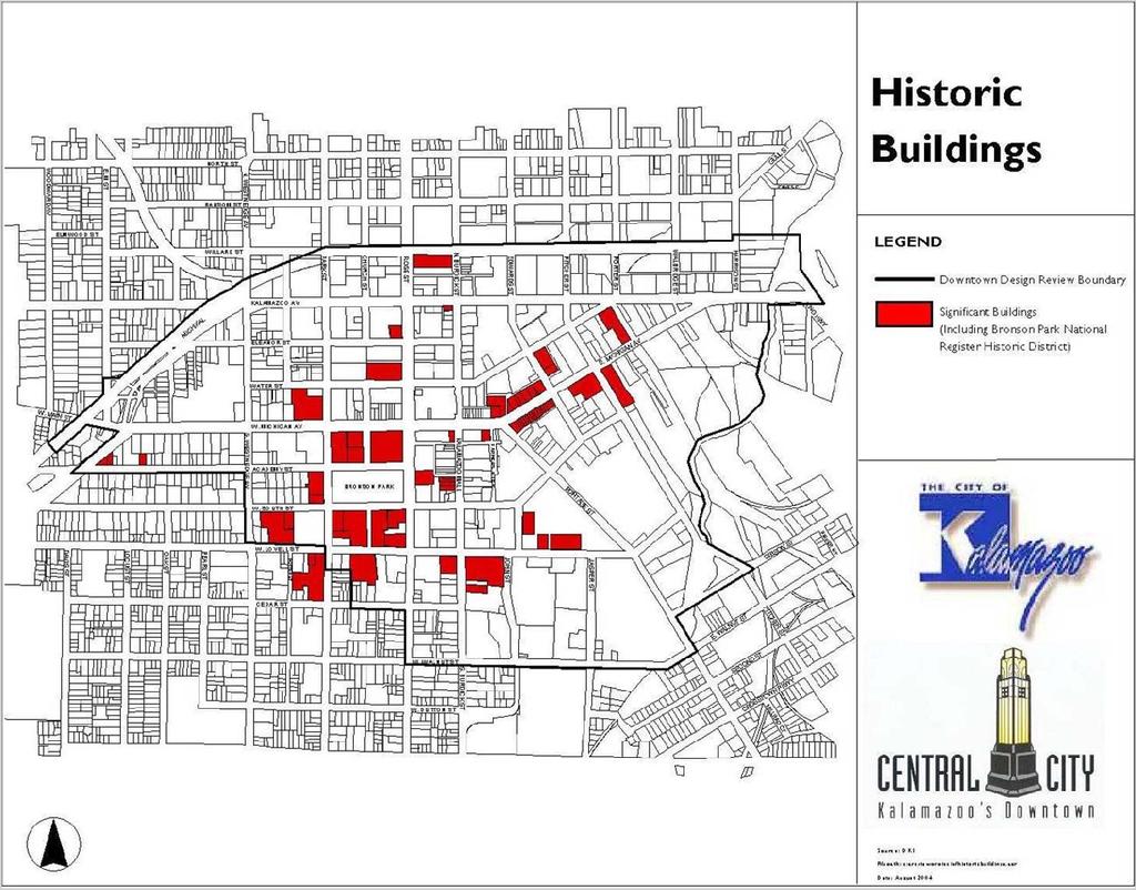 Historically Significant Buildings Since 1970, the City of Kalamazoo has had a dynamic and active historic preservation commission.