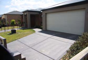 There must be at least 300mm of screen planting between the driveway and the adjacent side boundary. Driveways must be fully constructed prior to the issue of the Occupancy Permit.