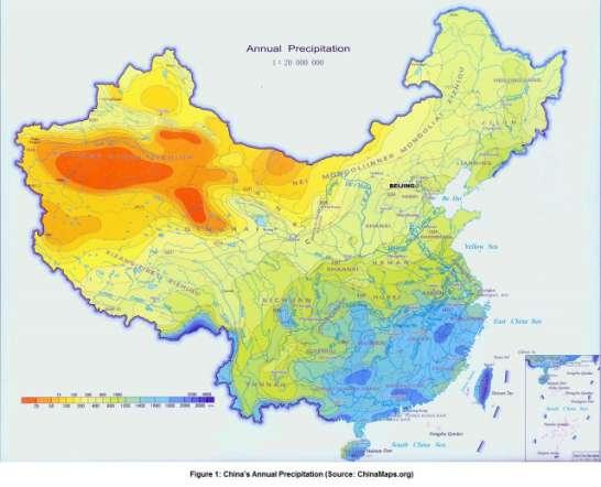 Groundwater Overall, groundwater accounts for approximately one-fifth of China s total water consumption; but as much as 50 to 80 per cent in the north and northwest.