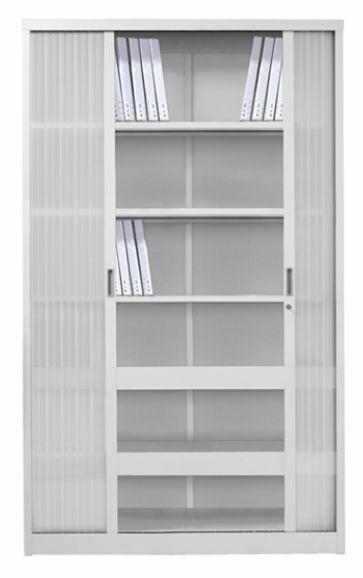 Tambour Door Unit Your search for an aesthetic storage solution ends with the Tambour Door Units.