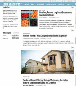 CONTENT MARKETING SPONSORED STORY Reach Long Beach customers and tell your story with sponsored content inserted directly into the editorial