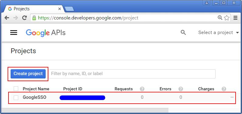 Configuring Single Sign-On with Google 44 To Register an Acumatica ERP Instance with Google Sign in to the Google Developers Console.