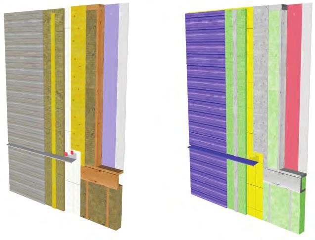 Example of Critical Barriers within a Typical Wall Assembly Light-weight Cladding (Lap Siding) Wall Assembly Exterior to Interior: Light-weight cladding 1x3 treated wood strapping Water Shedding