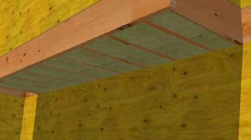 Ensure insulation extends through to the interior plane of the