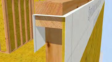 Install a starter strip of sheathing membrane between the top