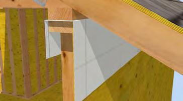 Install poly to the underside of the roof rafters and