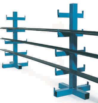 > Bolted and welded construction > Supplied Knock Down flat welded sections > Flatpack size 1240mm long x 1530mm wide x 120mm high > 1530mm high x 1240mm wide x 2120mm deep Light Duty Cantilever