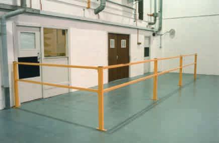 The post centres can be adjusted to suit layout requirements. Rails are supplied in 3 metre lengths with the standard 600mm high post.