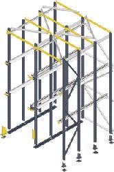 Racking heights up to 11 metres allow the full height and floor area of the building to be used to provide maximum cubic storage space.
