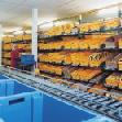 push back racking Effectively utilising floor and cubic space, dynamic Push-back racking is amongst the most space and time-efficient