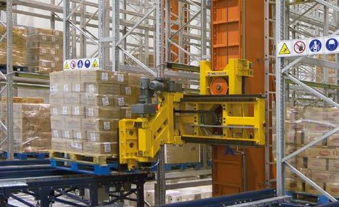 Automatic trilateral stacker cranes 3 The perfect solution to automate pallet racking up to 15 metres high. 3 Easy to implement. No need to modify the warehouse structure.