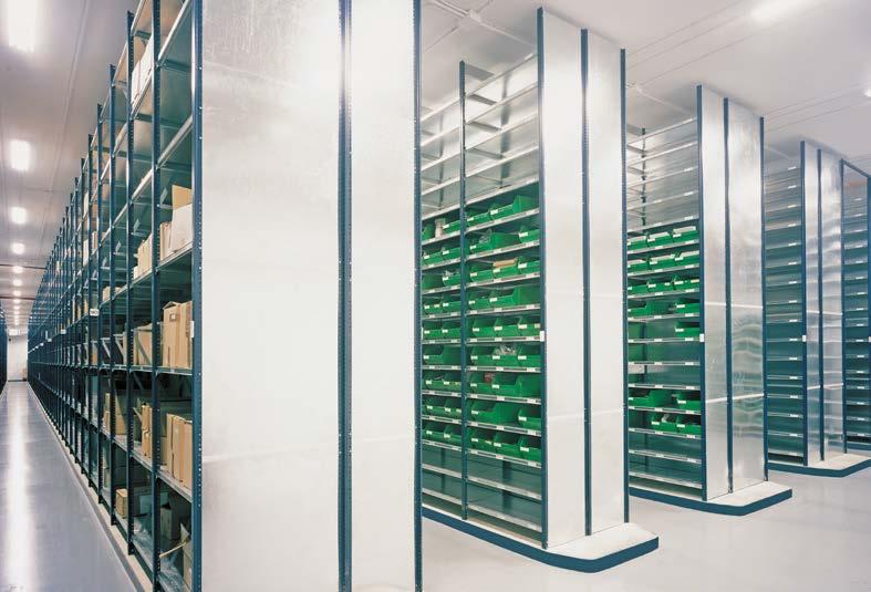 The Simplos system is the best solution for the widest possible storage requirements of manually handled medium and light loads.