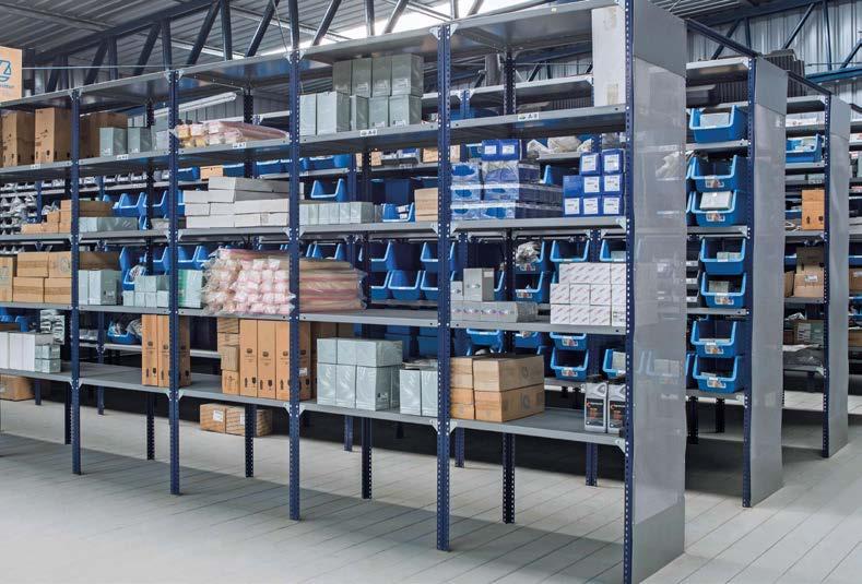 The shelving units can be fully dismantled, which means they can be modified or expanded to adjust their height and length.