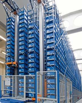 Racking Designed to coincide perfectly with the movement of the stacker crane