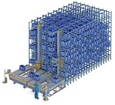 Stacker crane This robotic element is responsible for carrying out the