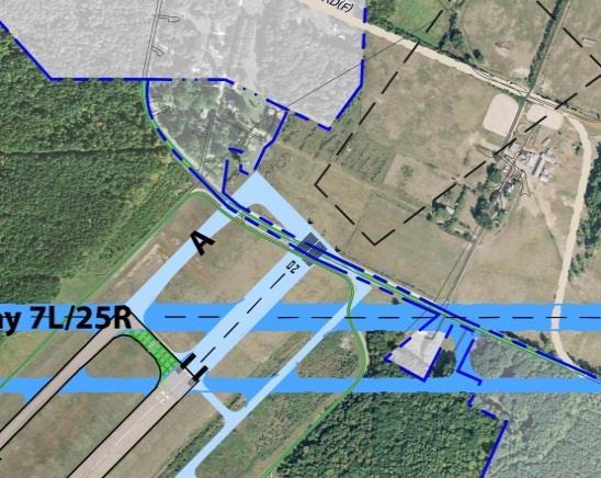 A formal SRMD is prepared and a Safety Risk Management panel concludes shifting Runway 2/20 northward 1,113 feet is an effective means for reducing risk.