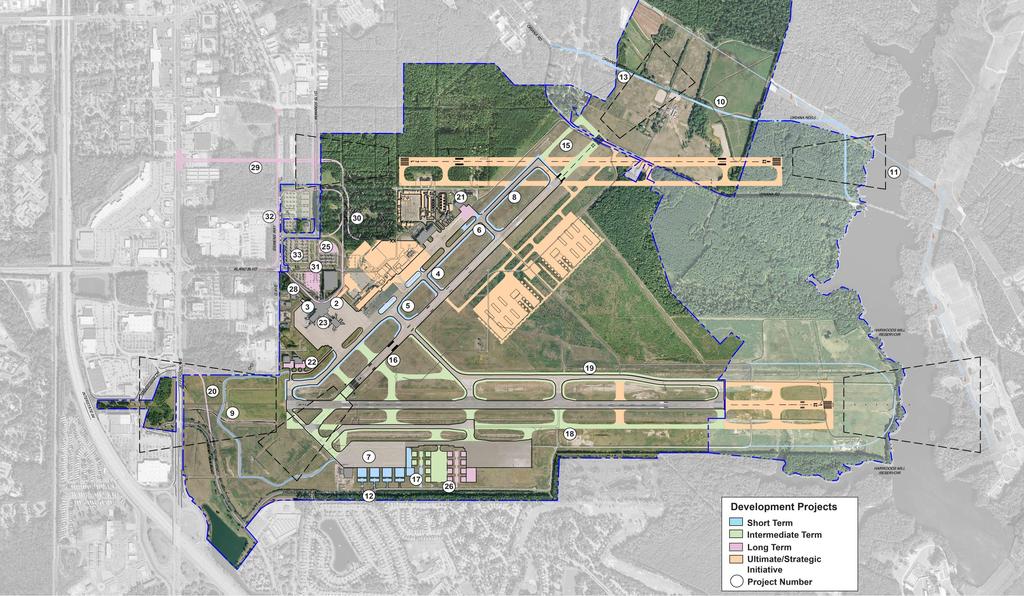 Newport News-Williamsburg Int. Airport Source: Reynolds Smith and Hills, Inc.