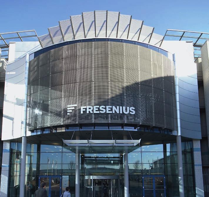 02 FORWARD THINKING HEALTHCARE Fresenius is a global healthcare group offering high-quality products and services for dialysis, hospitals, and outpatient treatment.