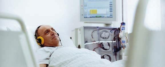 09 PRODUCTS AND SERVICES FOR INDIVIDUALS WITH RENAL DISEASES Every second dialysis machine used around the world is from Fresenius Medical Care.